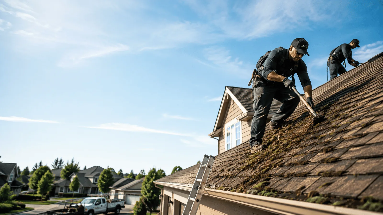 Roof Moss Removal in Spearman, TX near me
